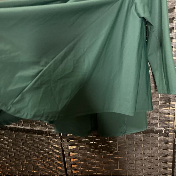 IC by Connie K deep green swing top long sleeved Lagenlook - Picture 4 of 7